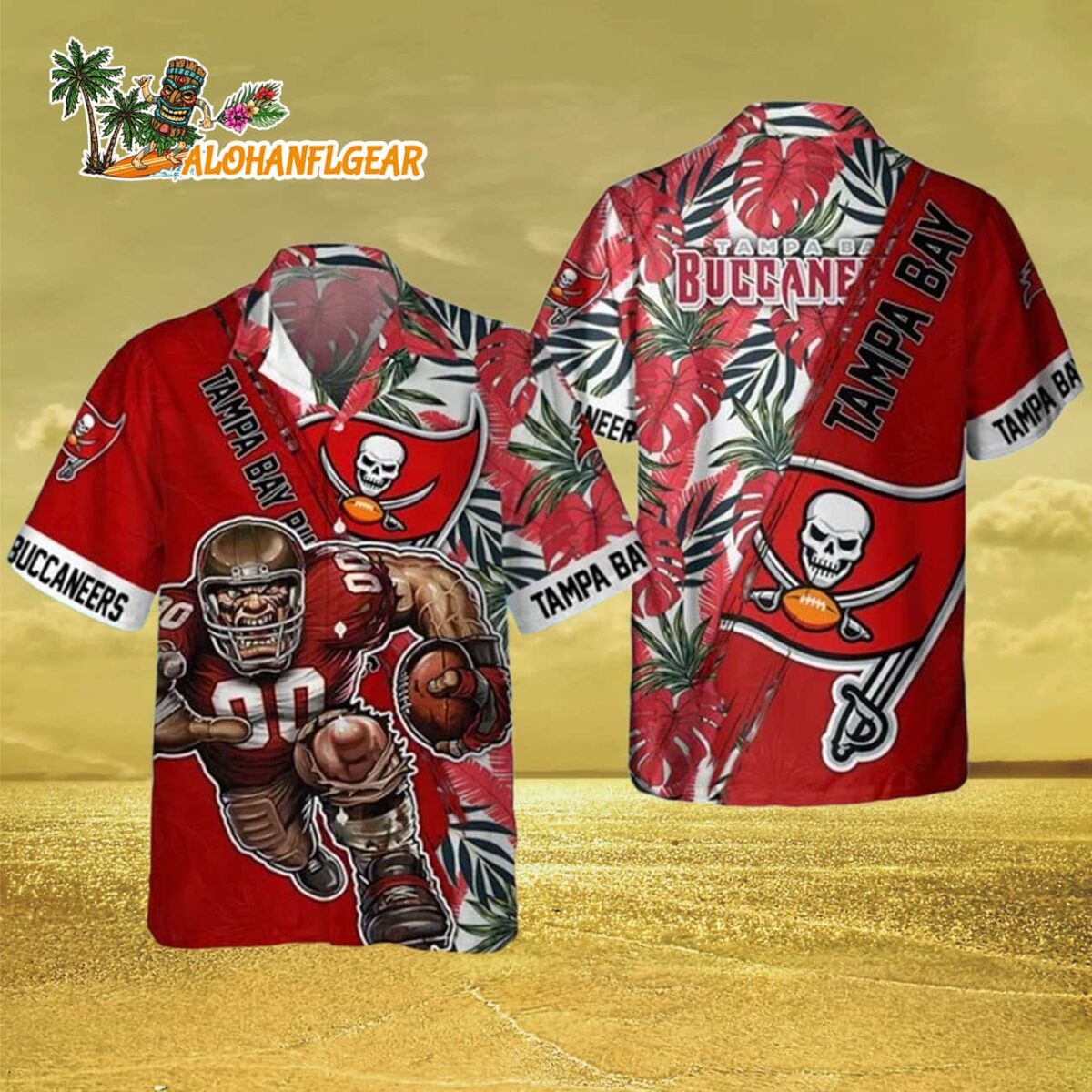 Tampa Bay Buccaneers Mascot Summer Hawaiian Shirt, Tampa Bay Buccaneers Aloha Shirt 2 Tampa Bay Buccaneers Mascot Summer Hawaiian Shirt Tampa Bay Buccaneers Aloha Shirt 3