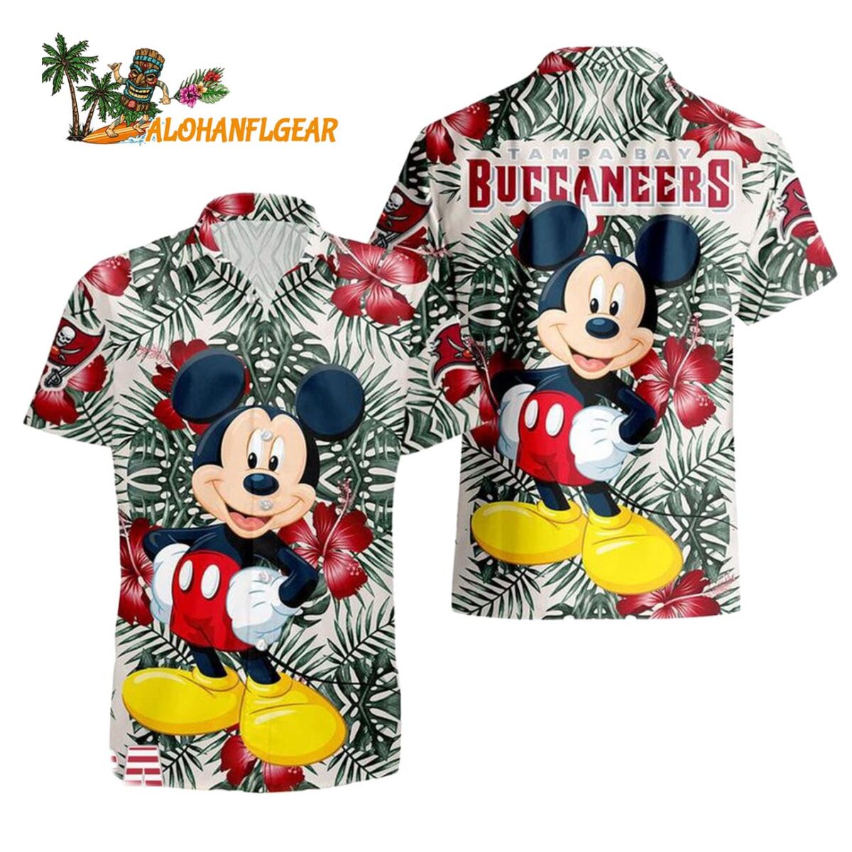 Tampa Bay Buccaneers Mickey Disney Limited Edition Hawaiian Shirt Tampa Bay Buccaneers Aloha Shirt 1