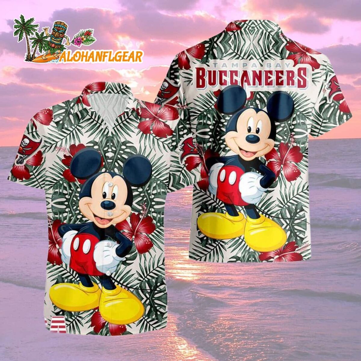 Tampa Bay Buccaneers Mickey Disney Limited Edition Hawaiian Shirt, Tampa Bay Buccaneers Aloha Shirt 1 Tampa Bay Buccaneers Mickey Disney Limited Edition Hawaiian Shirt Tampa Bay Buccaneers Aloha Shirt 2
