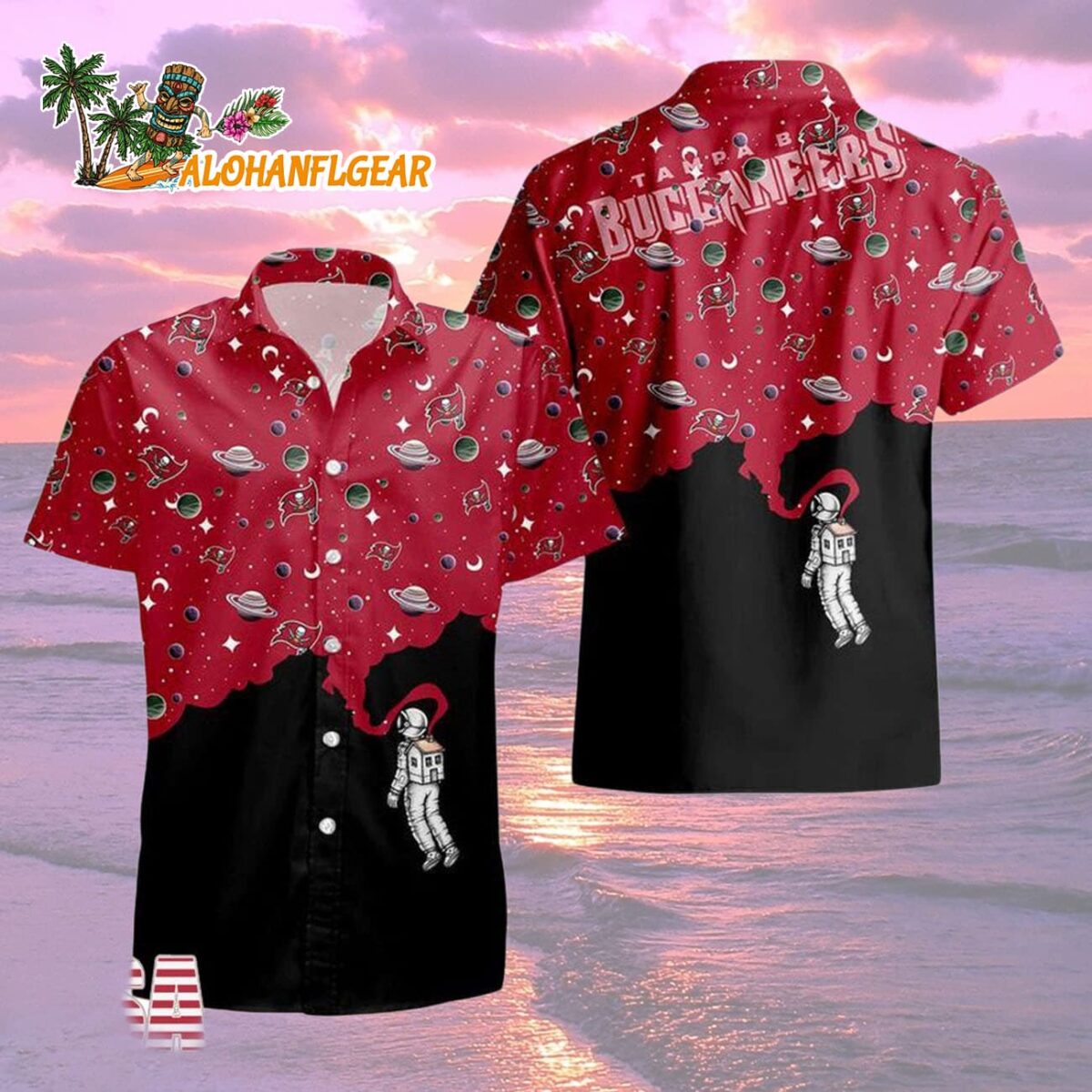 Tampa Bay Buccaneers Universal Astronaut Pattern Hawaiian Shirt, Tampa Bay Buccaneers Aloha Shirt 1 Tampa Bay Buccaneers Universal Astronaut Pattern Hawaiian Shirt Tampa Bay Buccaneers Aloha Shirt 2