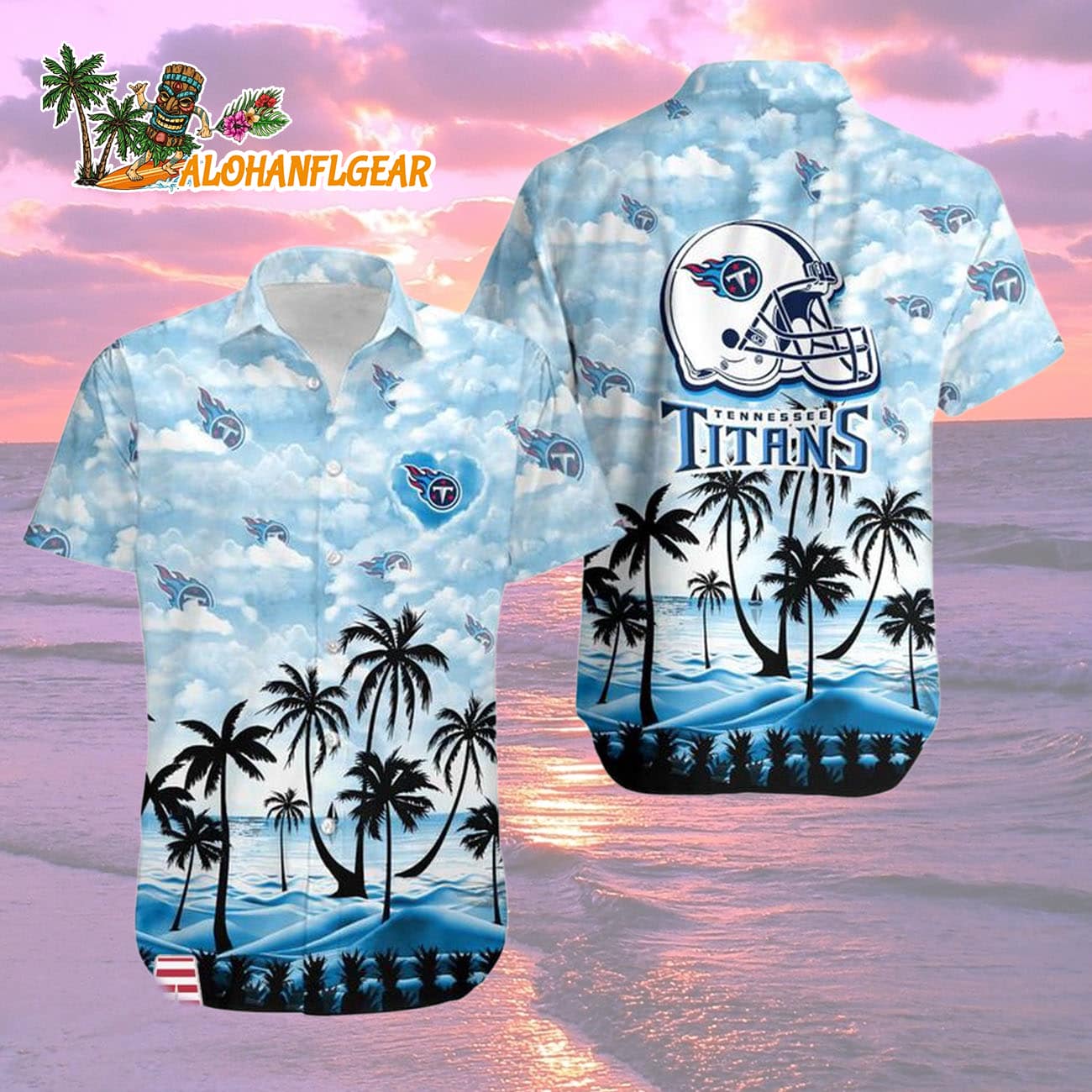 Tennessee Titans Coconut Palms Limited Edition Hawaiian Shirt, Tennessee Titans Aloha Shirt Tennessee Titans Coconut Palms Limited Edition Hawaiian Shirt, Tennessee Titans Aloha Shirt