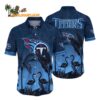 Tennessee Titans Flamingo And Flower Funny Hawaiian Shirt Tennessee Titans Aloha Shirt 1