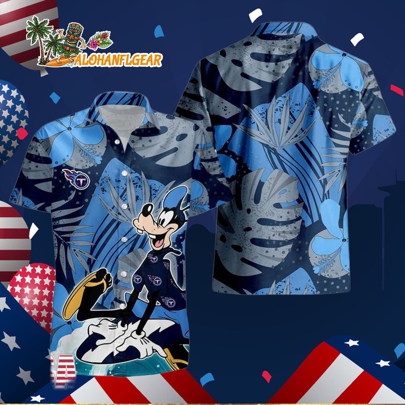Tennessee Titans Goofy Disney Limited Edition Hawaiian Shirt, Tennessee Titans Aloha Shirt Tennessee Titans Goofy Disney Limited Edition Hawaiian Shirt, Tennessee Titans Aloha Shirt