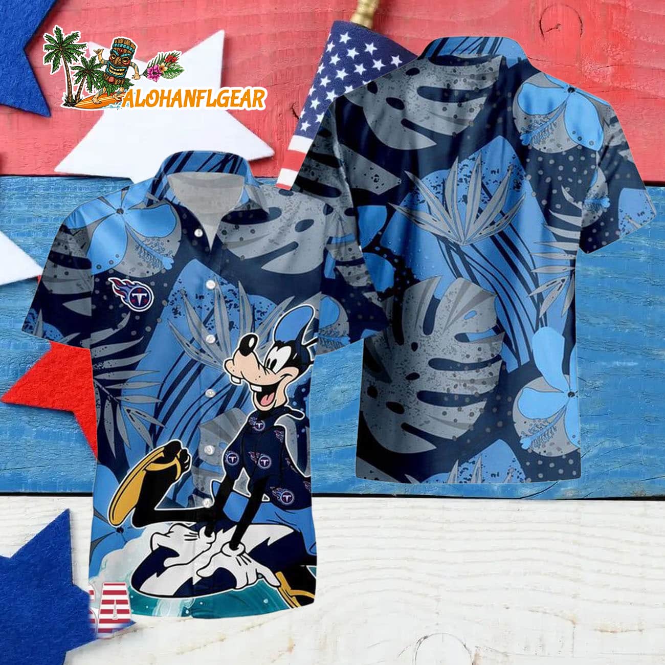 Tennessee Titans Goofy Disney Limited Edition Hawaiian Shirt, Tennessee Titans Aloha Shirt Tennessee Titans Goofy Disney Limited Edition Hawaiian Shirt, Tennessee Titans Aloha Shirt