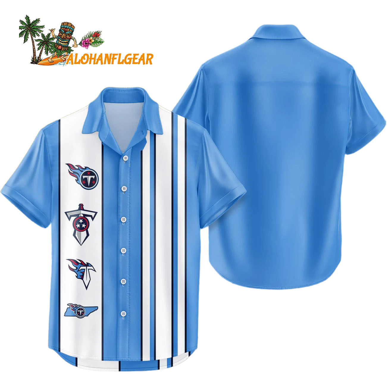 Tennessee Titans Hawaiian Shirt Classic Color Contrast, Tennessee Titans Aloha Shirt Tennessee Titans Hawaiian Shirt Classic Color Contrast, Tennessee Titans Aloha Shirt