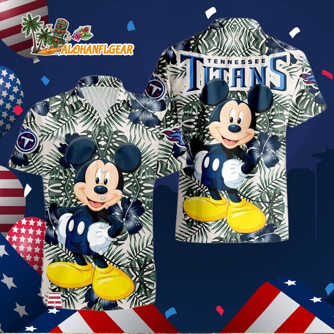 Tennessee Titans Mickey Disney Limited Edition Hawaiian Shirt, Tennessee Titans Aloha Shirt Tennessee Titans Mickey Disney Limited Edition Hawaiian Shirt, Tennessee Titans Aloha Shirt