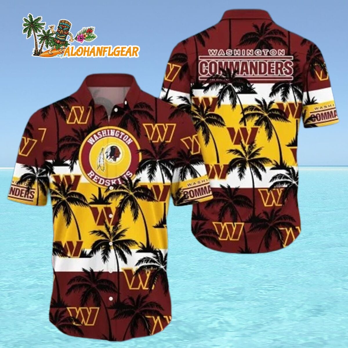 Washington Commanders Hawaiian Shirt Trending Summer Gift For Fan Washington Commanders Aloha Shirt 4 Washington Commanders Hawaiian Shirt Trending Summer Gift For Fan Washington Commanders Aloha Shirt 4