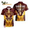 Washington Commanders Man Of God Gift For Fathers Day Hawaiian Shirt Washington Commanders Aloha Shirt 1