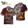 Washington Commanders Mascot Summer Hawaiian Shirt Washington Commanders Aloha Shirt 1