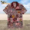 Washington Commanders Tapa Patterns Hawaiian Shirt NFL Aloha Shirt 1