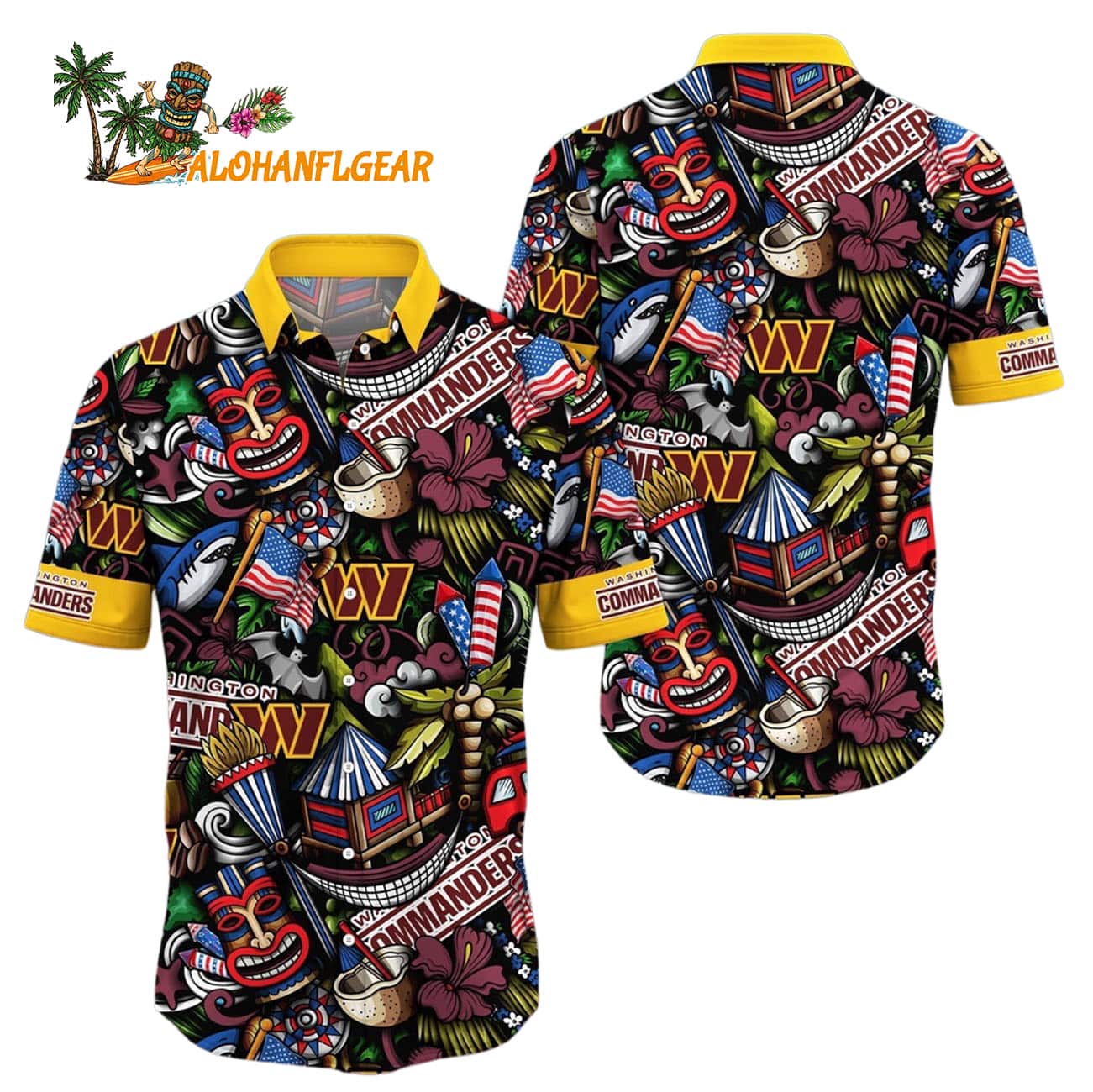 Washington Commanders Tiki Me Off Hawaiian Shirt, Washington Redskins Aloha Shirt Washington Commanders Tiki Me Off Hawaiian Shirt, Washington Redskins Aloha Shirt