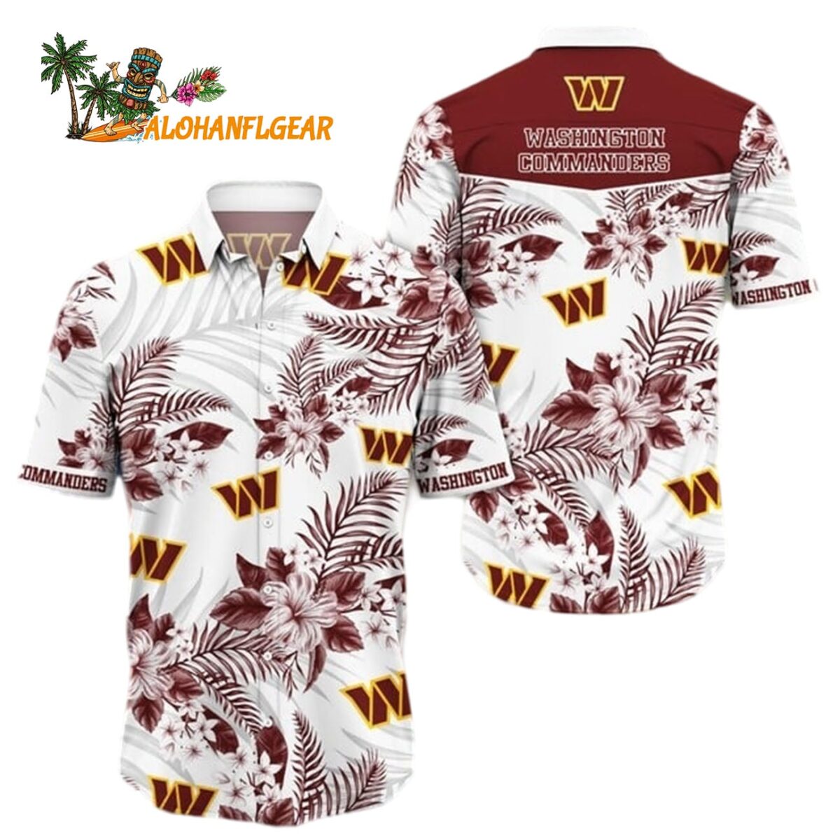 Washington Commanders Trending Hawaiian Shirt New Arrivals Washington Commanders Aloha Shirt 1