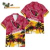 Arizona Cardinals Palm Tree Tropical Trendy Football Custom Name Hawaiian Shirt 1