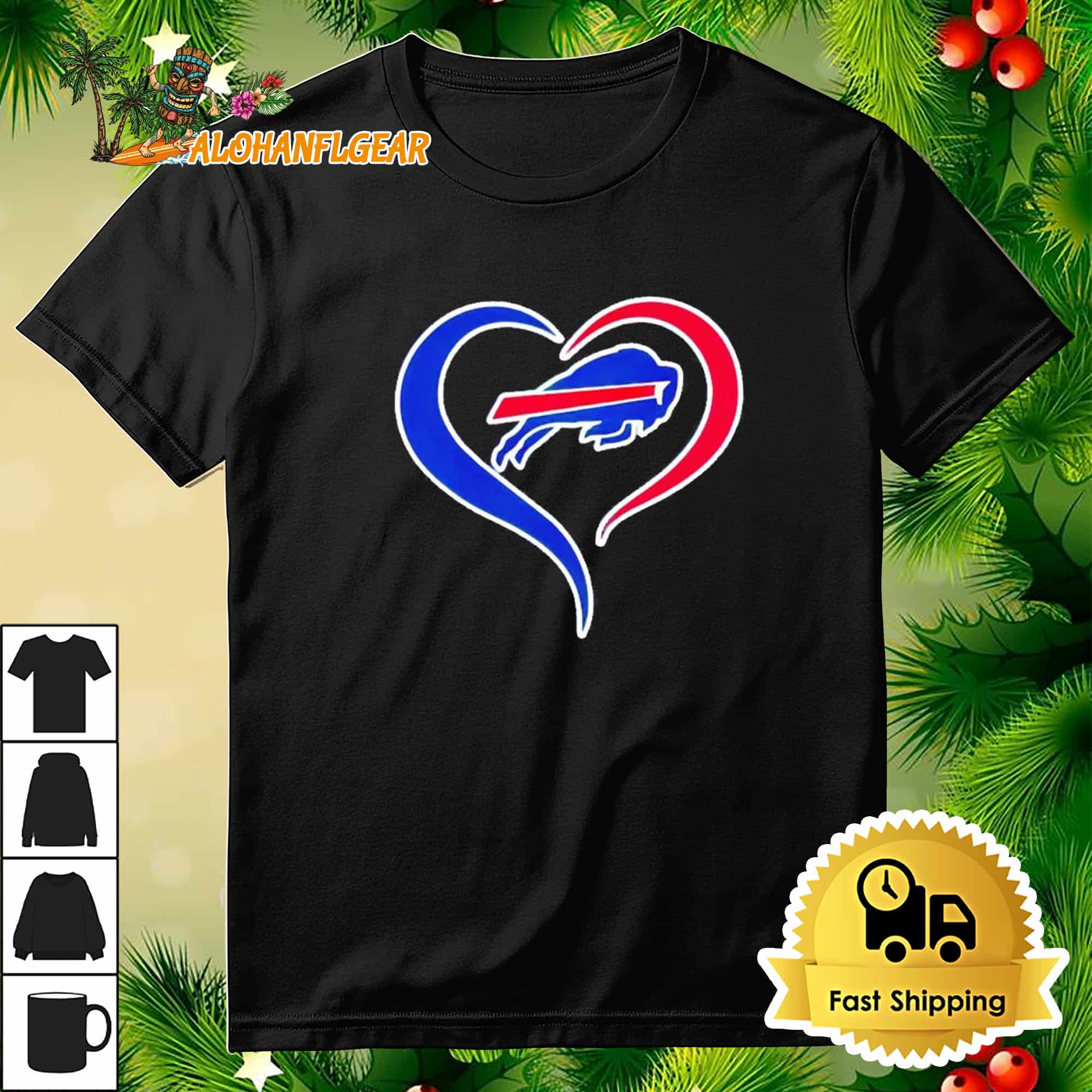 Buffalo Bills Heart T-Shirt Buffalo Bills Heart T-Shirt
