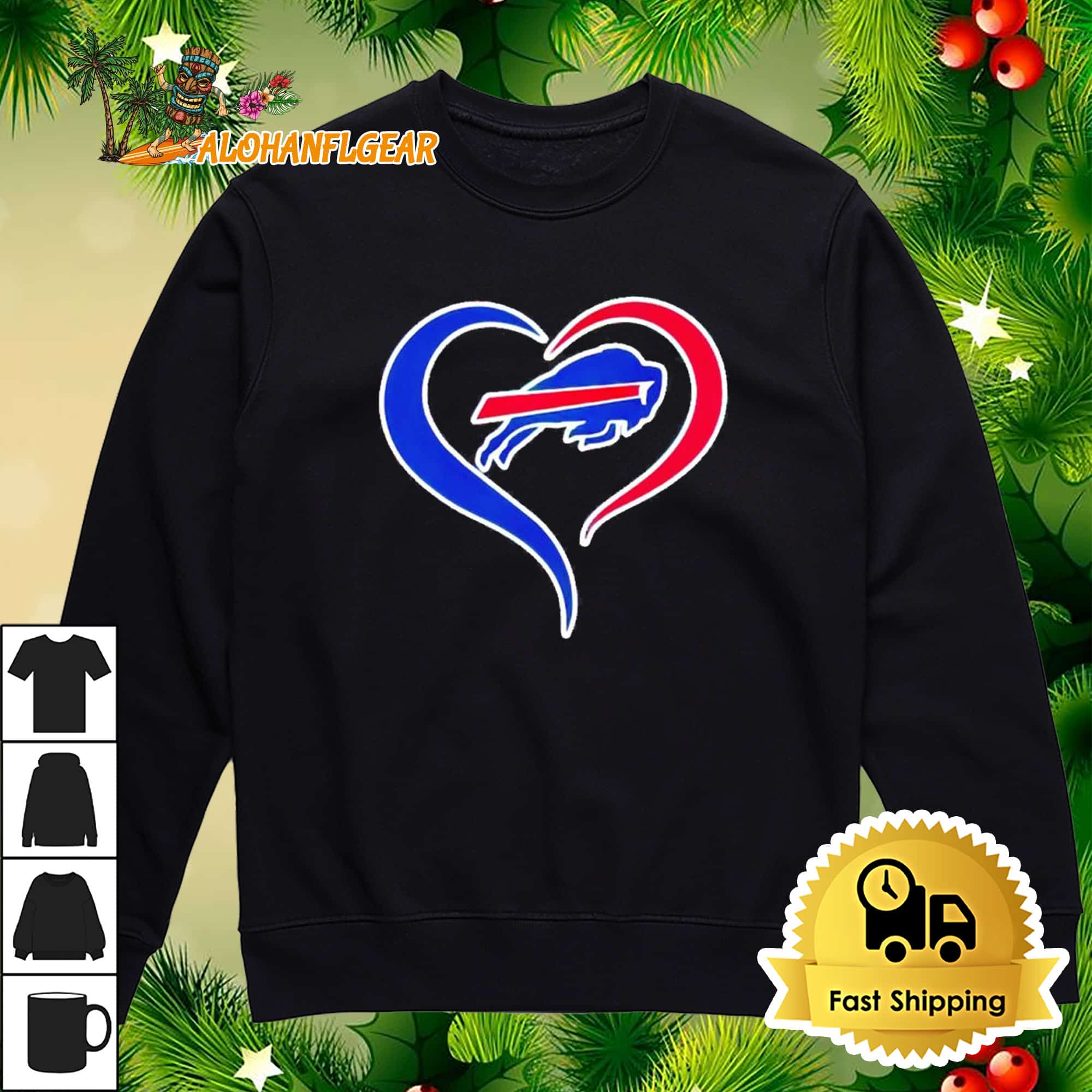 Buffalo Bills Heart T-Shirt Buffalo Bills Heart T-Shirt