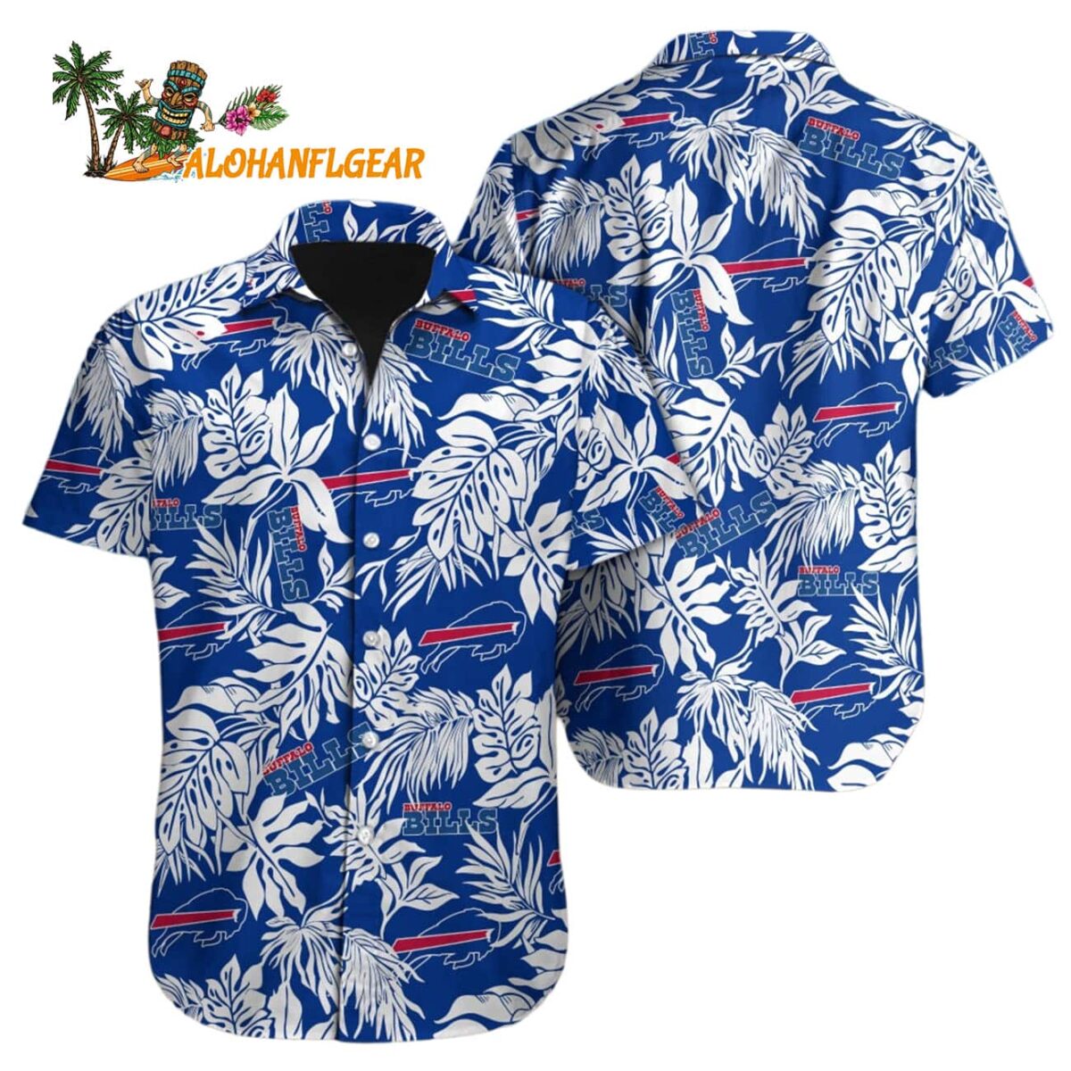 Buffalo Bills Tropical Leafs Design Hawaiian Shirt 1