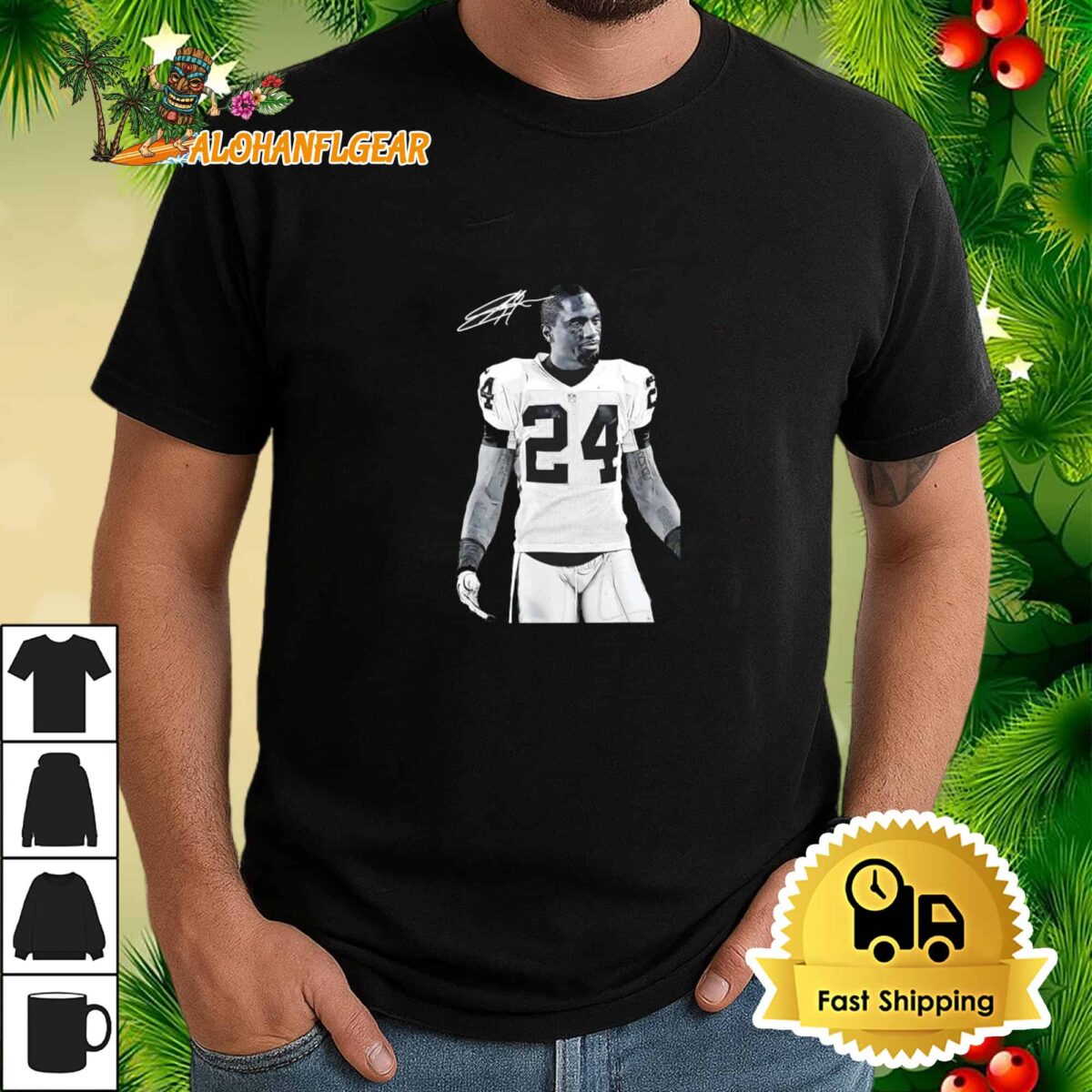 Charles Woodson Las Vegas Raiders Signature Shirt 1