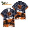 Chicago Bears Palm Tree Tropical Trendy Football Custom Name Hawaiian Shirt 1
