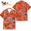 Cincinnati Bengals Football Team Flower Summer Design Custom Name Hawaiian Shirt 1