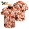 Cincinnati Bengals Tropical Leafs Design Hawaiian Shirt 1