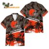 Cleveland Browns Palm Tree Tropical Trendy Football Custom Name Hawaiian Shirt 1