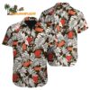 Cleveland Browns Tropical Leafs Design Hawaiian Shirt 1