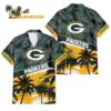 Green Bay Packers Palm Tree Tropical Trendy Football Custom Name Hawaiian Shirt 1
