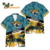 Jacksonville Jaguars Palm Tree Tropical Trendy Football Custom Name Hawaiian Shirt 1