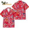 Kansas City Chiefs Football Team Flower Summer Design Custom Name Hawaiian Shirt 1