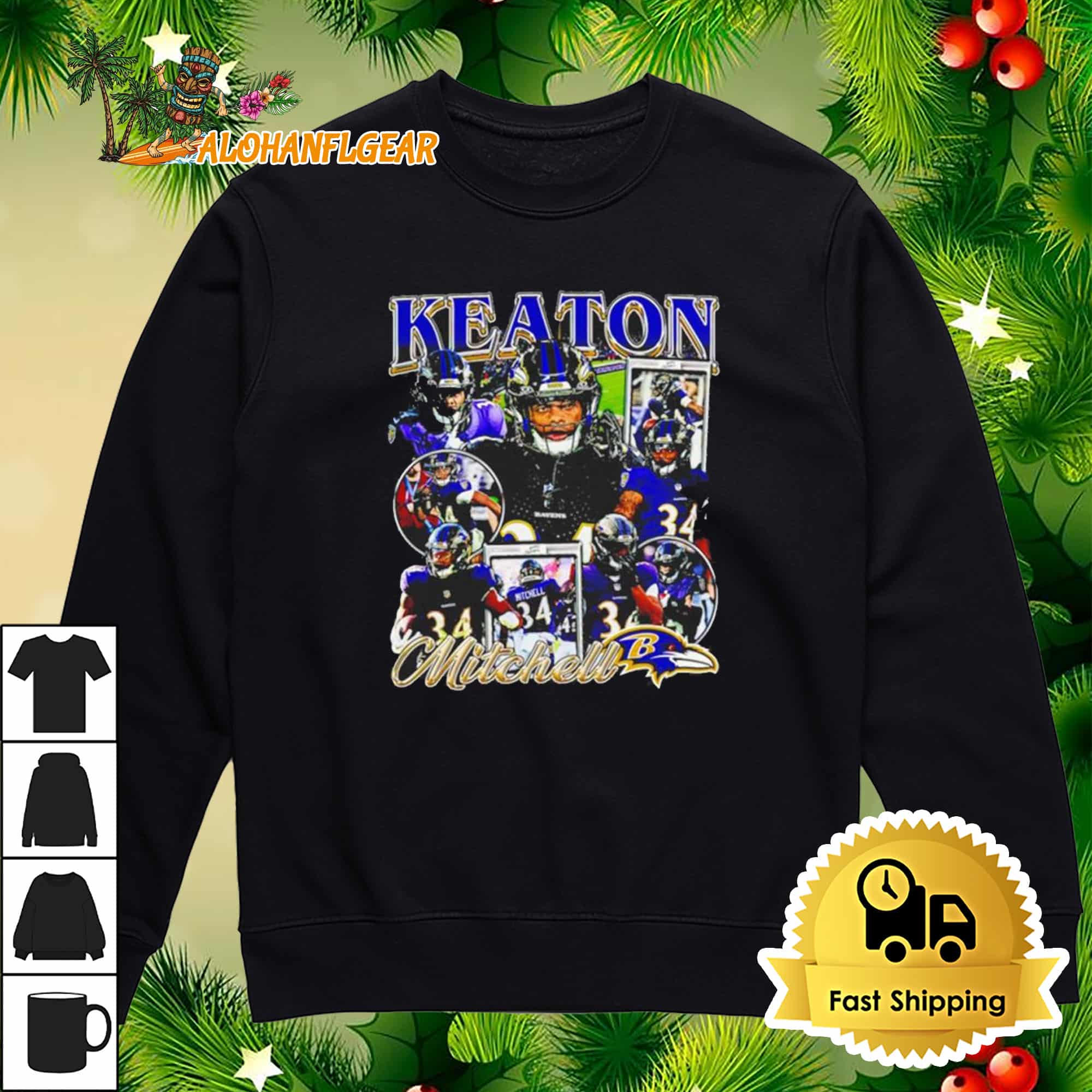 Keaton Mitchell Baltimore Ravens T-Shirt Keaton Mitchell Baltimore Ravens T-Shirt