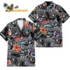 Las Vegas Raiders Football Team Flower Summer Design Custom Name Hawaiian Shirt 1
