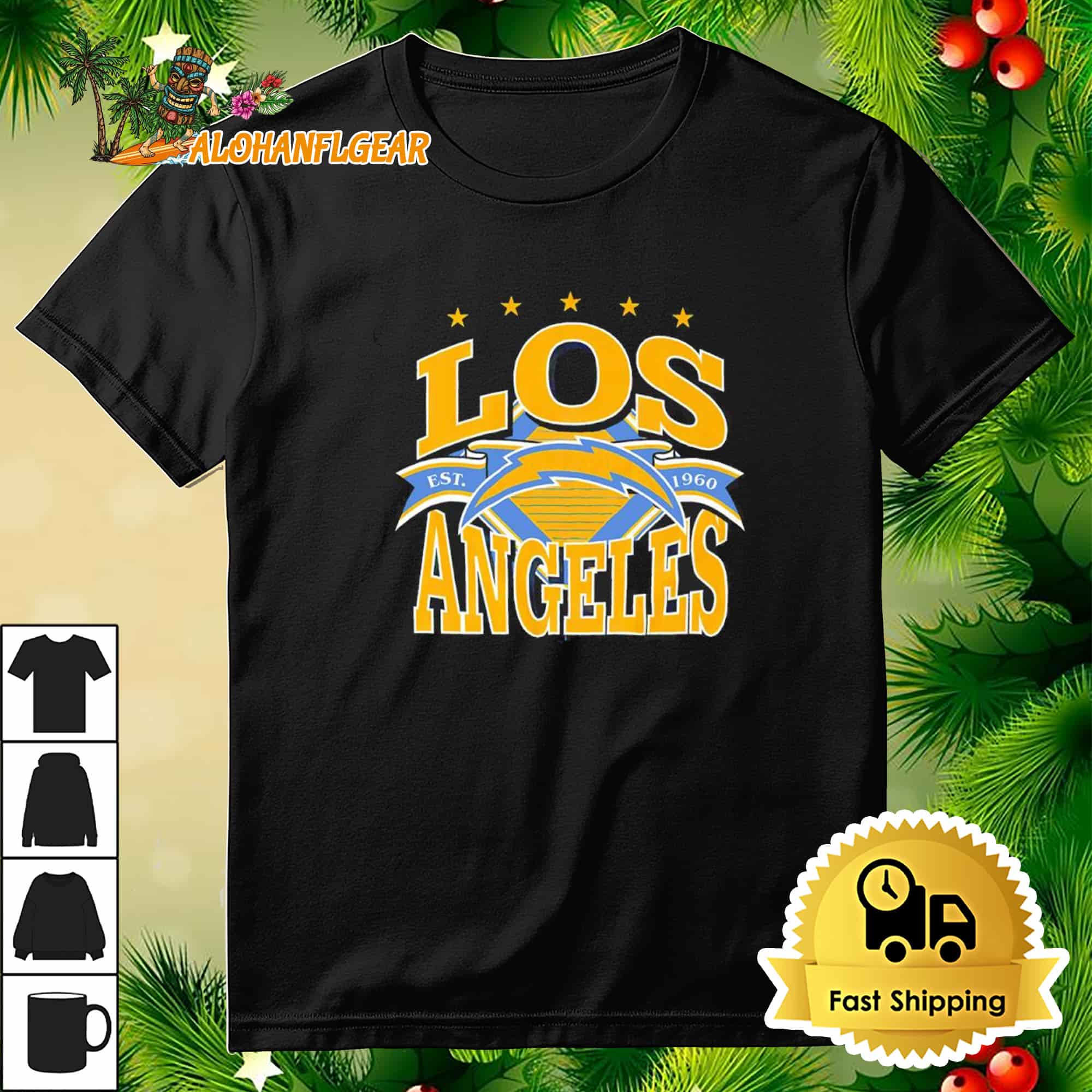 Los Angeles Chargers Established 1960 Logo Shirt Los Angeles Chargers Established 1960 Logo Shirt