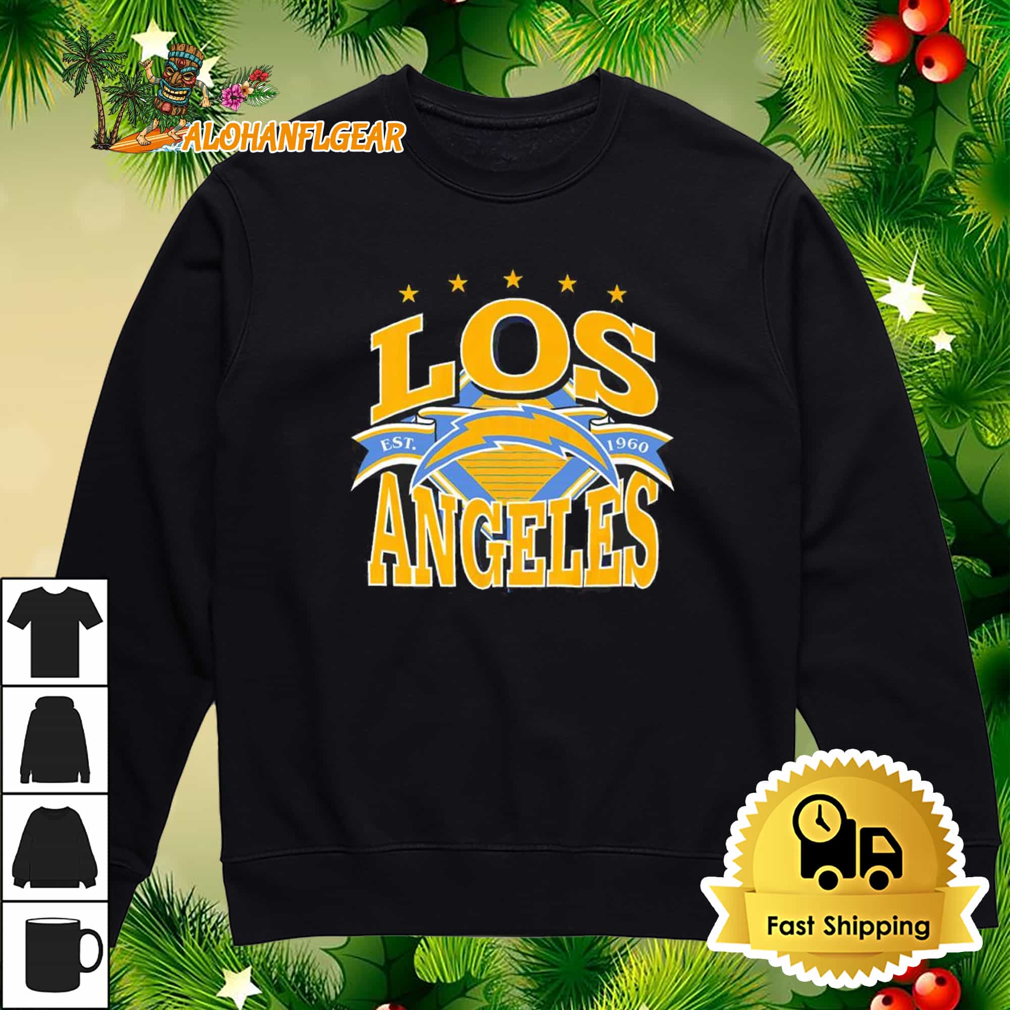 Los Angeles Chargers Established 1960 Logo Shirt Los Angeles Chargers Established 1960 Logo Shirt