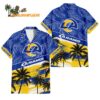 Los Angeles Rams Palm Tree Tropical Trendy Football Custom Name Hawaiian Shirt 1