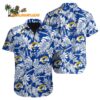 Los Angeles Rams Tropical Leafs Design Hawaiian Shirt 1