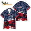 New England Patriots Palm Tree Tropical Trendy Football Custom Name Hawaiian Shirt 1