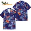 New York Giants Football Team Flower Summer Design Custom Name Hawaiian Shirt 1