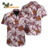 Washington Commanders Tropical Leafs Design Hawaiian Shirt 1