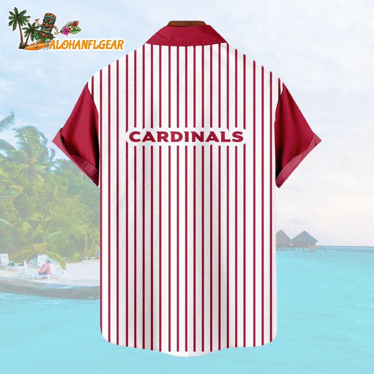 Arizona CardinalsClassic Retro Mascot Line Summer Beach Hawaiian Shirt 1 Arizona CardinalsClassic Retro Mascot Line Summer Beach Hawaiian Shirt 2