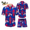 Buffalo Bills Flower Pattern Hawaiian Shirt And Shorts Football Summer Hawaiian Set 1