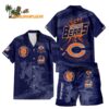 Chicago Bears Combo Hawaiian Shirt And Shorts Football Summer Beach Hawaiian Sets 1
