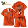 Cincinnati Bengals Combo Hawaiian Shirt And Shorts Football Summer Beach Hawaiian Sets 1