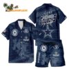 Dallas Cowboys Combo Hawaiian Shirt And Shorts Football Summer Beach Hawaiian Sets 1
