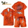 Denver Broncos Combo Hawaiian Shirt And Shorts Football Summer Beach Hawaiian Sets 1