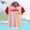 Kansas City ChiefsClassic Retro Mascot Line Summer Beach Hawaiian Shirt 1