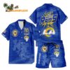 Los Angeles Rams Combo Hawaiian Shirt And Shorts Football Summer Beach Hawaiian Sets 1