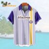 Minnesota VikingsClassic Retro Mascot Line Summer Beach Hawaiian Shirt 1