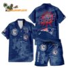 New England Patriots Combo Hawaiian Shirt And Shorts Football Summer Beach Hawaiian Sets 1