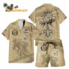 New Orleans Saints Combo Hawaiian Shirt And Shorts Football Summer Beach Hawaiian Sets 1