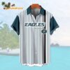 Philadelphia EaglesClassic Retro Mascot Line Summer Beach Hawaiian Shirt 1
